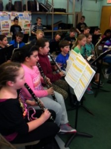 Clarinets and saxes in harmony